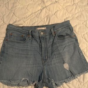 Levi’s high rise shorts